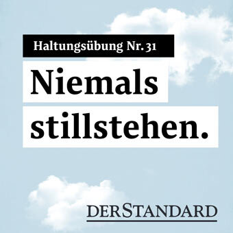 Haltungsübung 31: Niemals stillstehen!